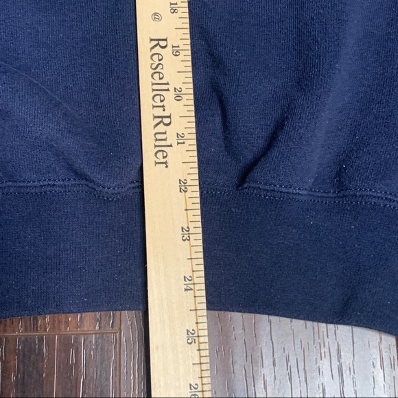 Vintage 90s US Navy Spellout Crewneck Sweatshirt M - Picture 5 of 6